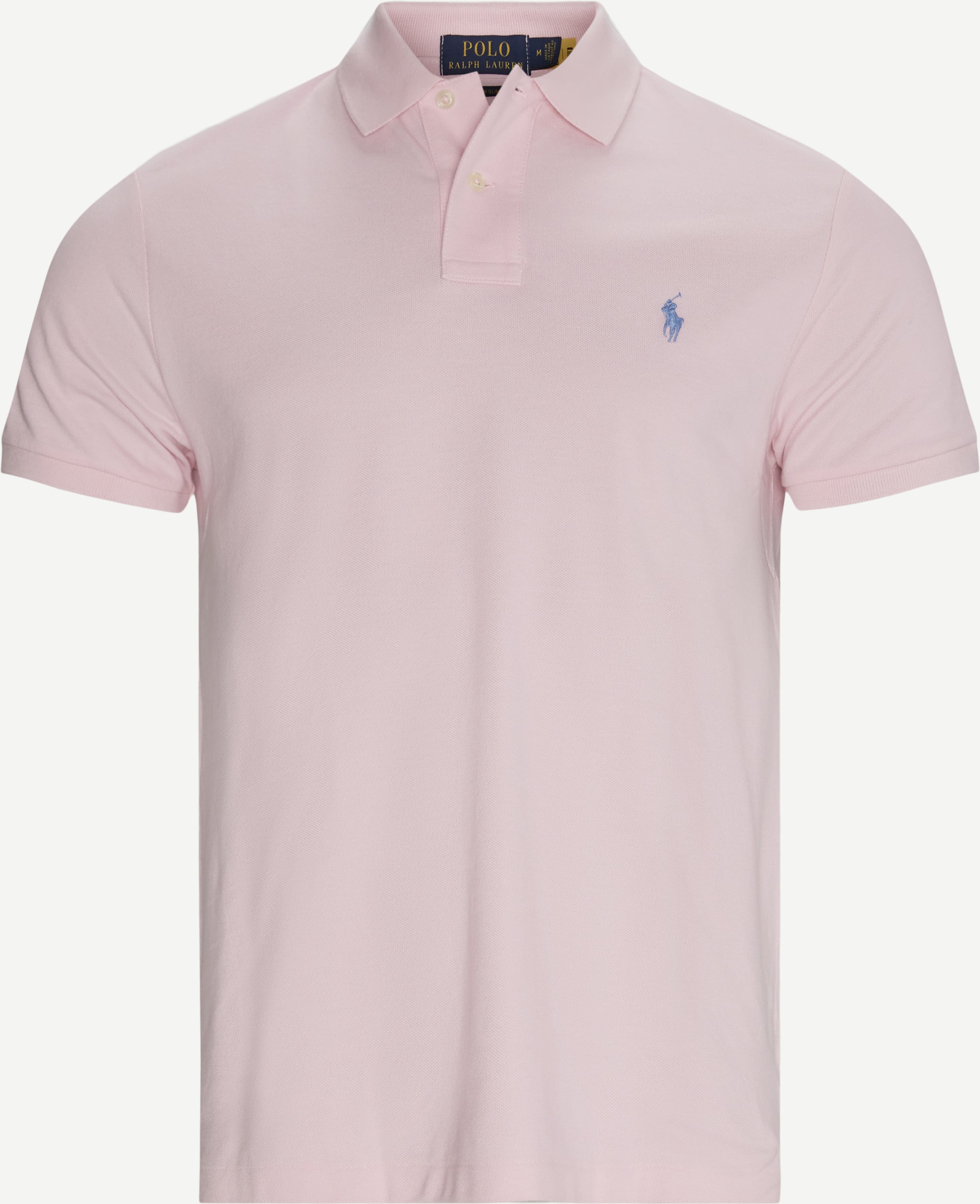 Polo T-shirt - T-shirts - Regular slim fit - Pink